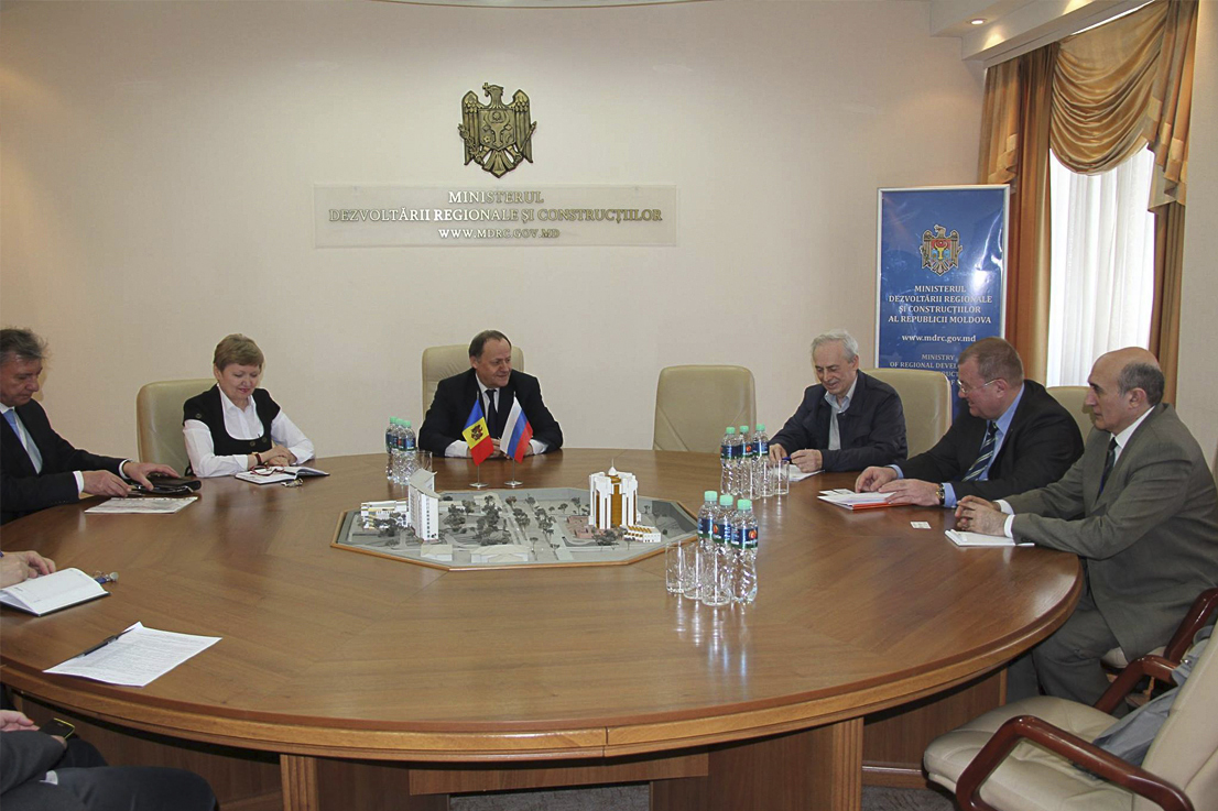 Встреча с Заместителем министра Министерства Регионального развития и строительства Молдовы Ионом Стратулатом